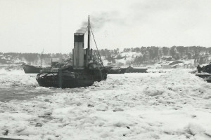 Bilde av Indre havn 1950-tallet